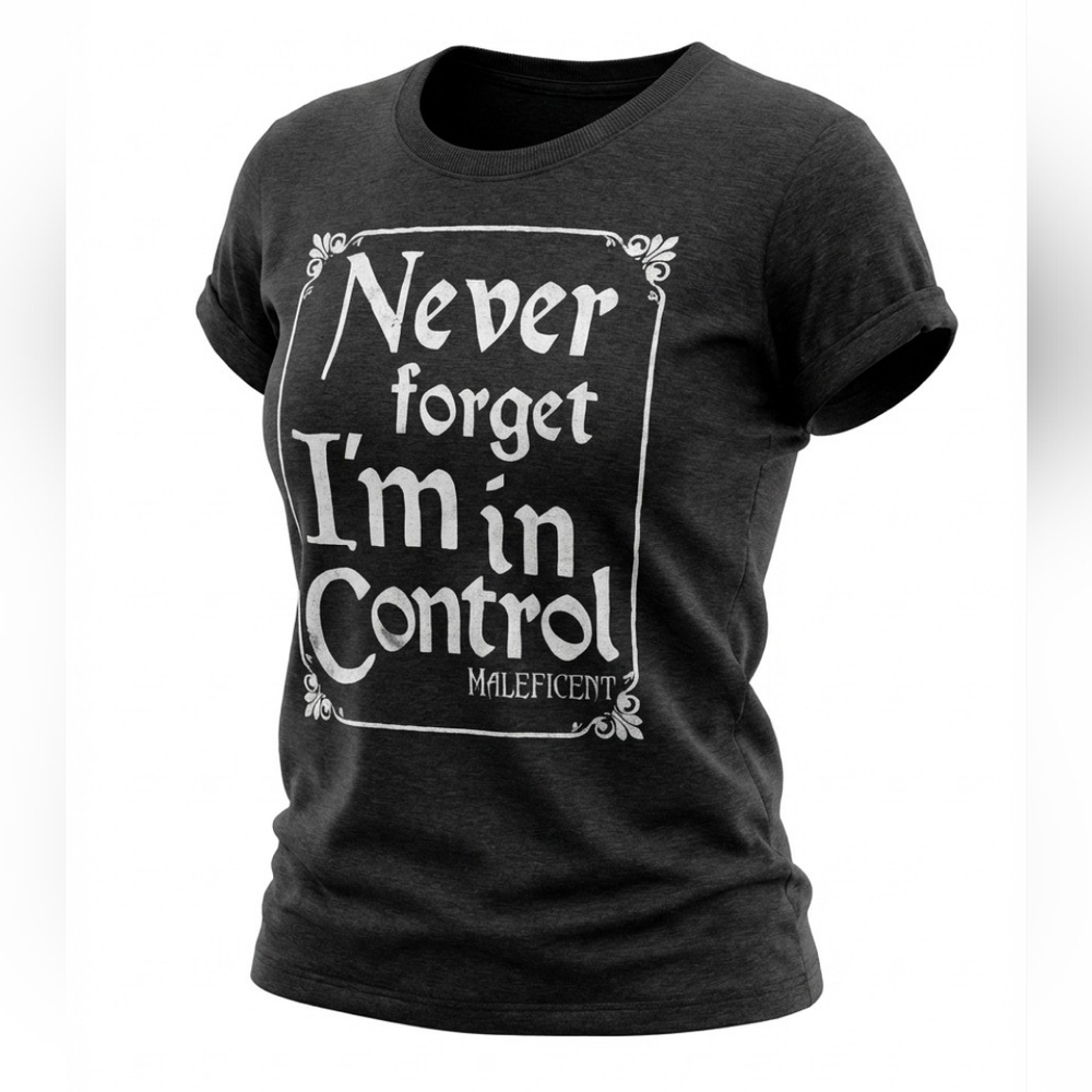 Disney Black Maleficent Graphic Tee